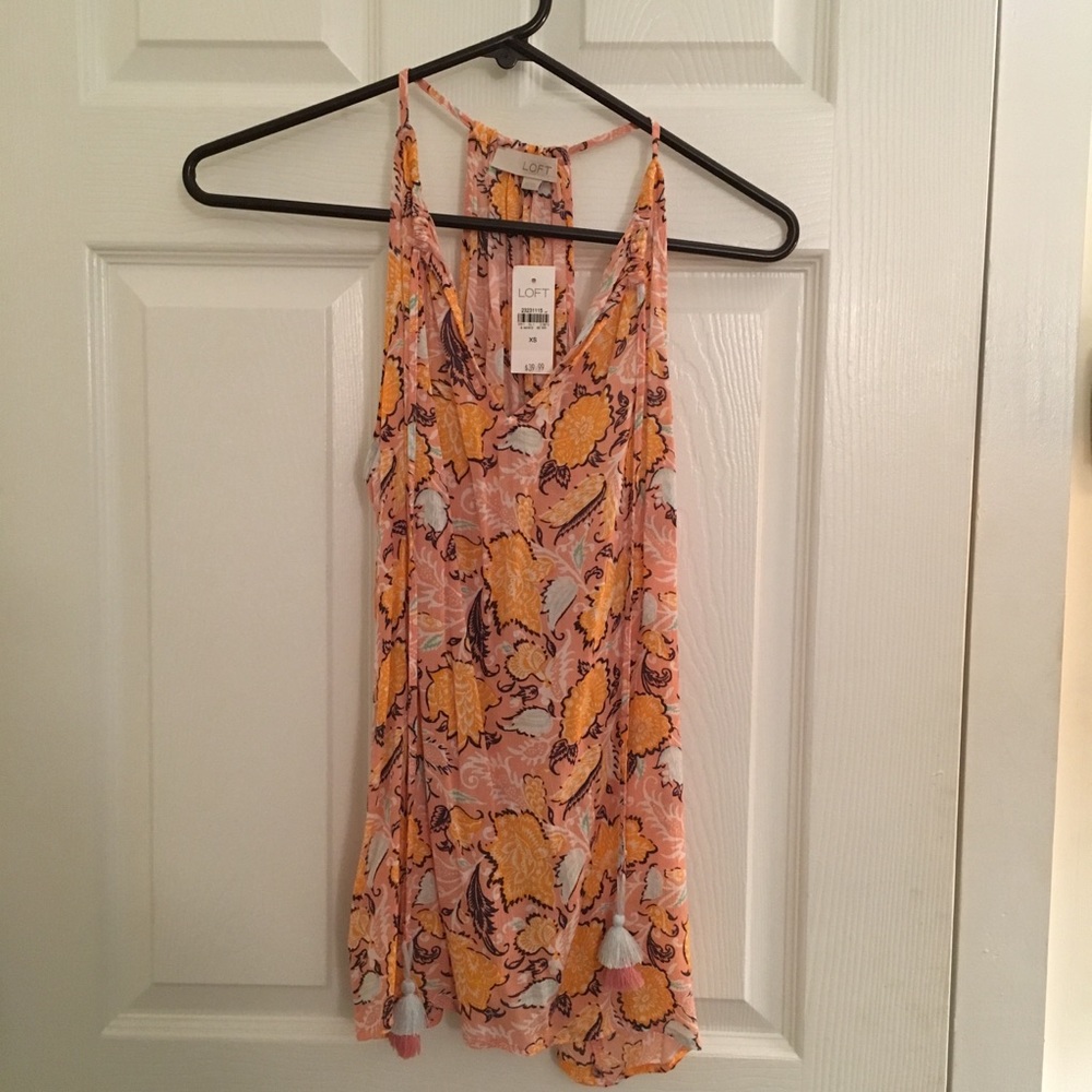 LOFT Paisley Tank Top